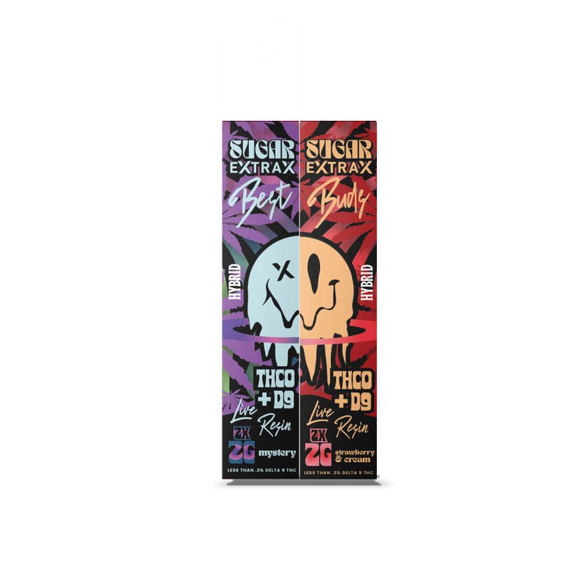 Sugar Extrax 2G THC-O D9 Live Resin Disposable (Pack of 2)
