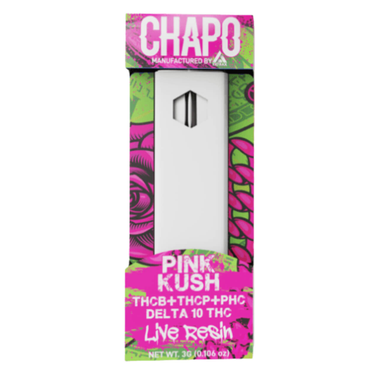 Chapo Extrax Live Resin THC-B THC-P PHC Delta 10 THC Disposable 3G