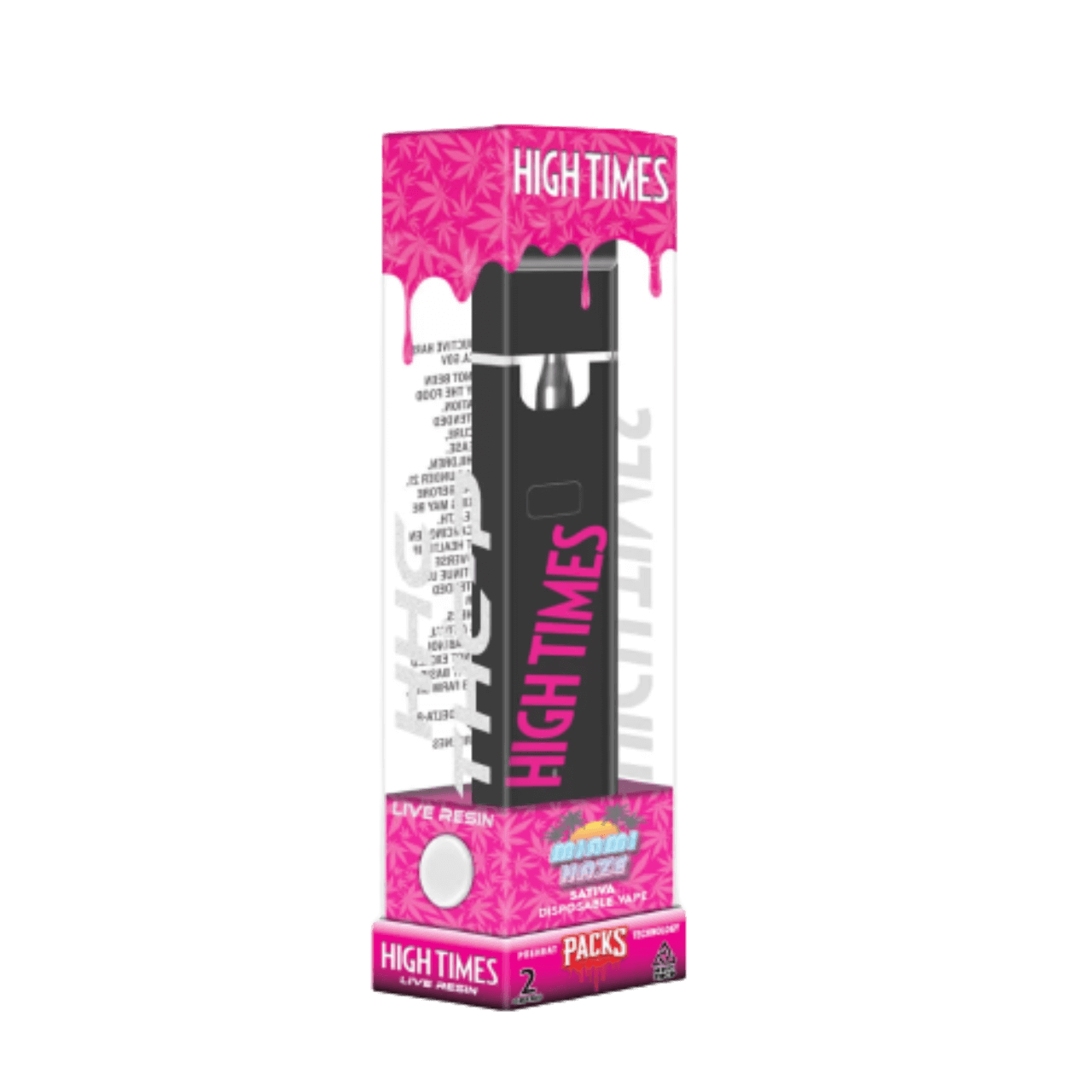Packs High Times HHC THC-P Live Resin Pre-Heat 2G Disposable