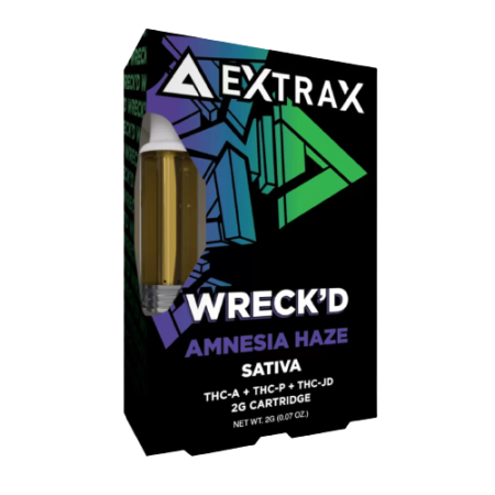 Delta Extrax Wreck'd THC-A THC-P THC-JD Delta 8 Live Resin Cartridge - 2G