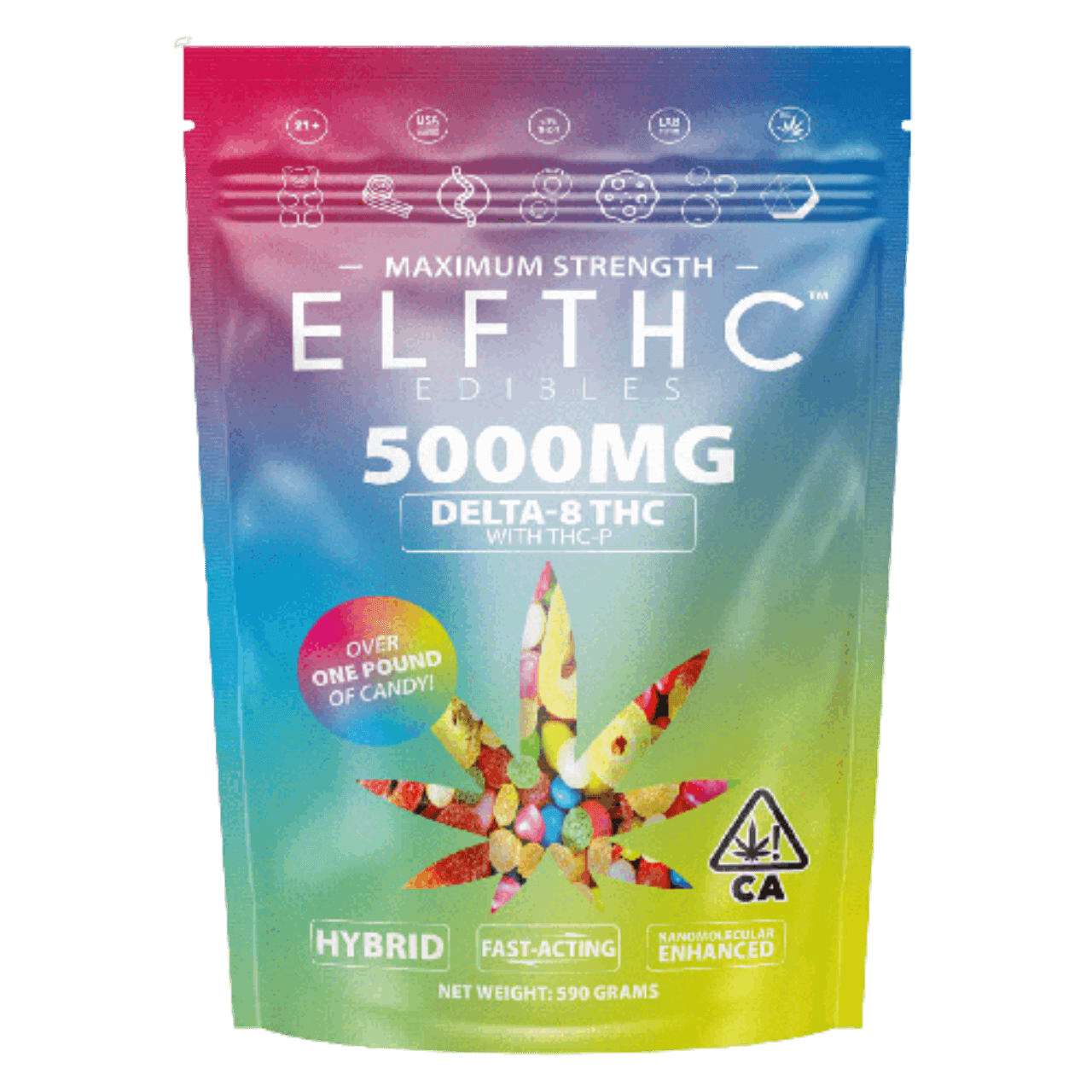 ELFTHC Delta-8 THC-P 5000mg Edibles Party Pack
