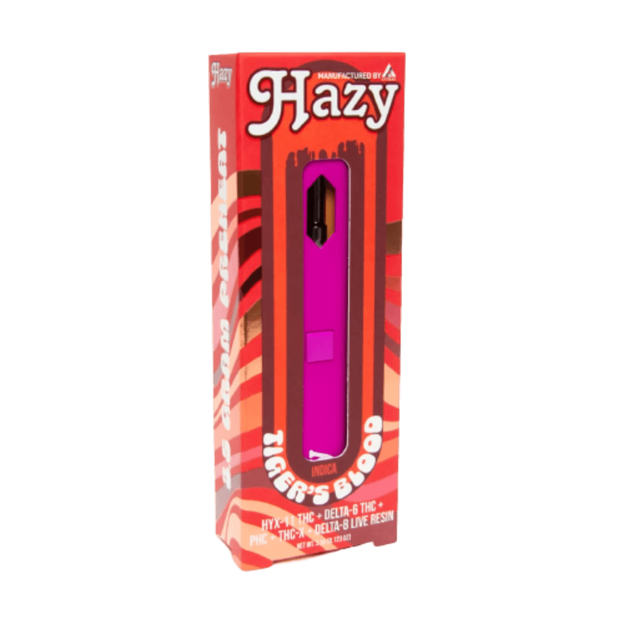 Hazy Extrax Live Resin HYX-11 THC Delta-6 PHC THC-X Delta 8 Pre Heat 3.5G Disposable