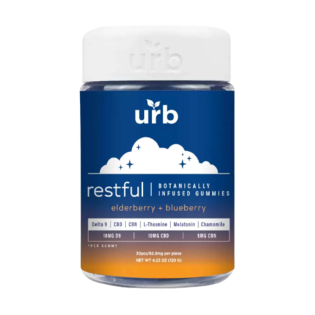 URB Restful Botanically Infused DELTA-9 Gummies - 1875MG
