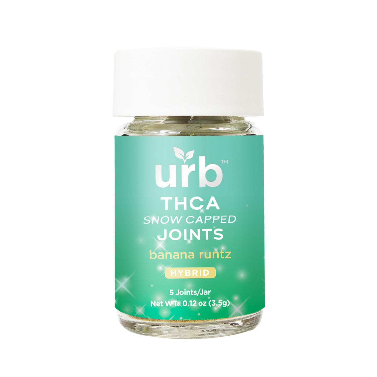 URB THC-A Snow Capped Joints - 3.5G 5PK