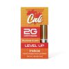 Cali Extrax Level Up Blend THC-A THC-B THC-P Live Resin Cartridge - 2G - Bubba Kush