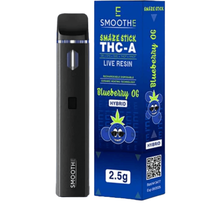 Smoothe Smaze Stick THC-A Delta-8 Delta-10 HHC THC-P HHC-P Live Resin Disposable - 2.5G