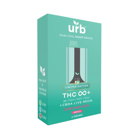 URB THC Infinity+ Delta-8 THC-A THC-P THC-H CBD-A Live Resin Disposable - 6G URB THC Infinity+ Delta-8 THC-A THC-P THC-H CBD-A Live Resin Disposable - 6G