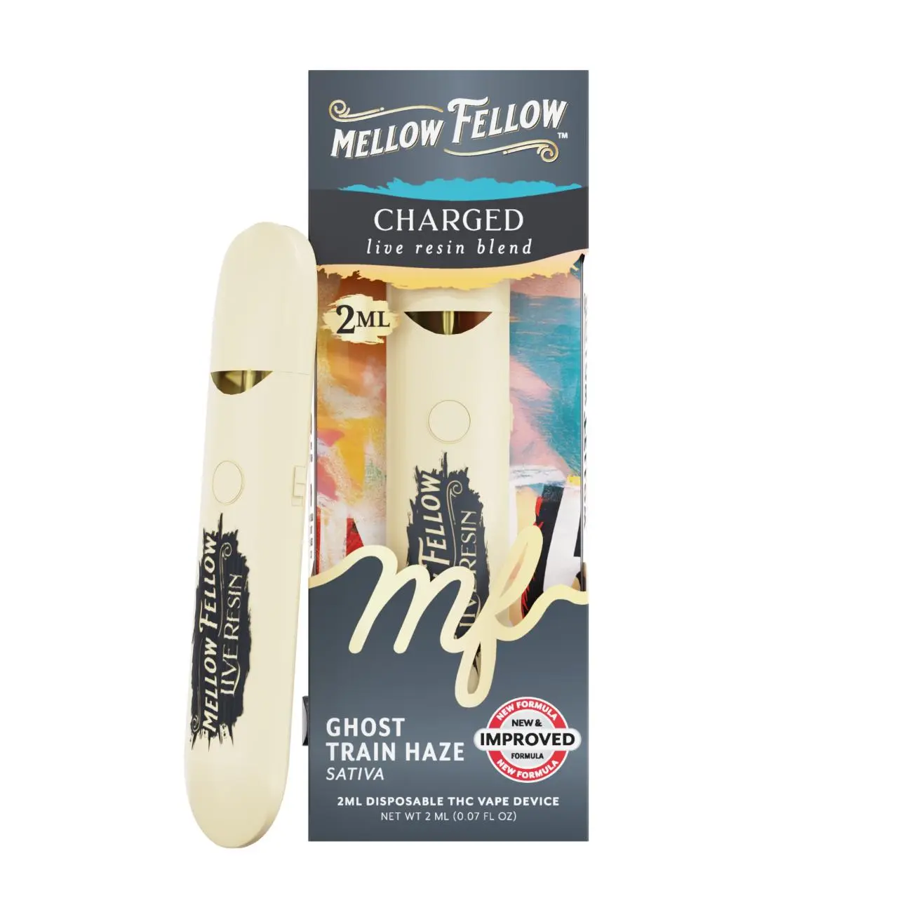 Mellow Fellow Live Resin Blend Disposable - 2ML Mellow Fellow Live Resin Blend Disposable - 2ML
