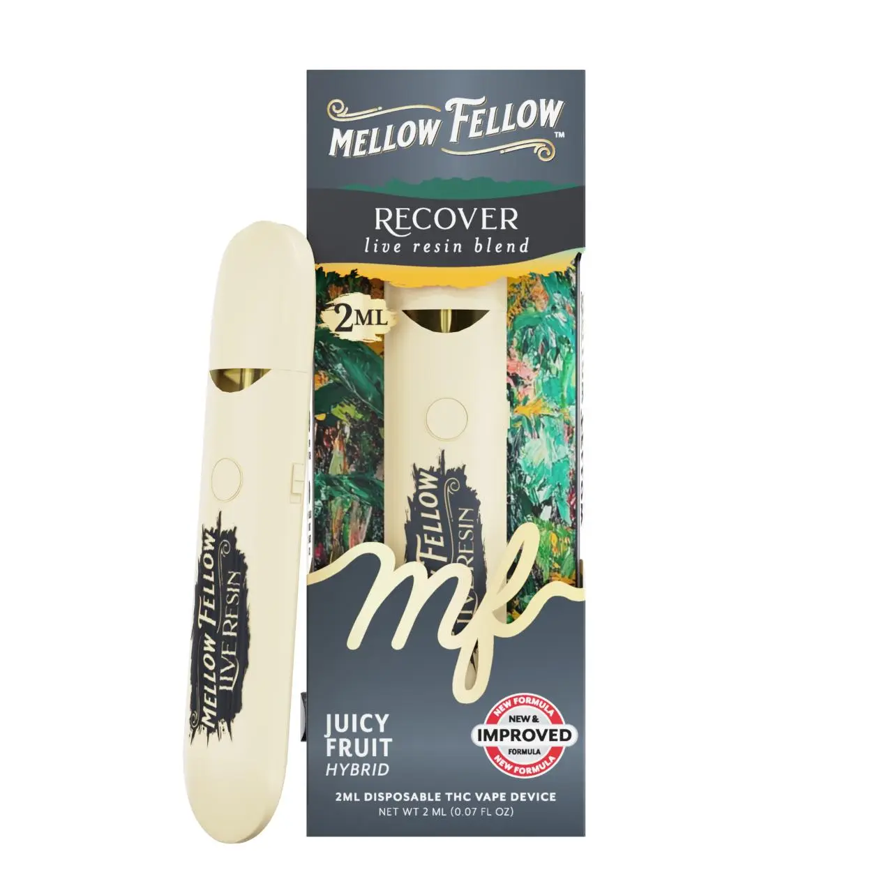 Mellow Fellow Live Resin Blend Disposable - 2ML Mellow Fellow Live Resin Blend Disposable - 2ML