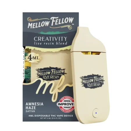 Mellow Fellow Live Resin Blend Disposable - 4ML Mellow Fellow Live Resin Blend Disposable - 4ML