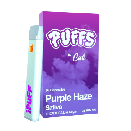 Puffs by Cali Extrax THC-P THC-A Live Sugar Resin Disposable - 2G Puffs by Cali Extrax THC-P THC-A Live Sugar Resin Disposable - 2G