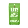LIT THC Gummies 20,000MG - 1PK - 40CT - Apple Gelato