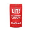 LIT THC Gummies 20,000MG - 1PK - 40CT - Strawberry Cough