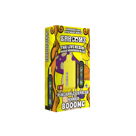Shroomz THC Live Resin Magic Mushroom Blend Disposable 8G Shroomz THC Live Resin Magic Mushroom Blend Disposable 8G