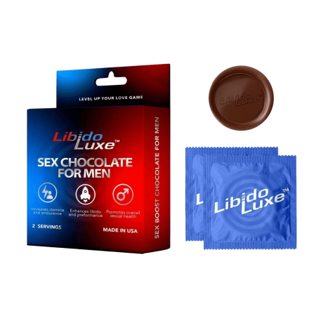 Libido Luxe Sex Chocolate For Men - 2CT