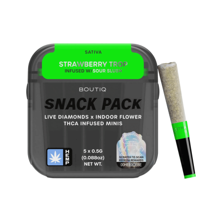 BOUTIQ THC-A Infused 0.5G Mini Pre-Rolls 5CT