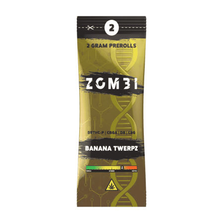 Zombi D9 THC-P CBGA DB CBG Prerolls 4G 2CT Zombi D9 THC-P CBGA DB CBG Prerolls 4G 2CT