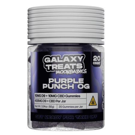 Galaxy Treats Moon Babies D9 CBD Gummies 400MG Galaxy Treats Moon Babies D9 CBD Gummies 400MG