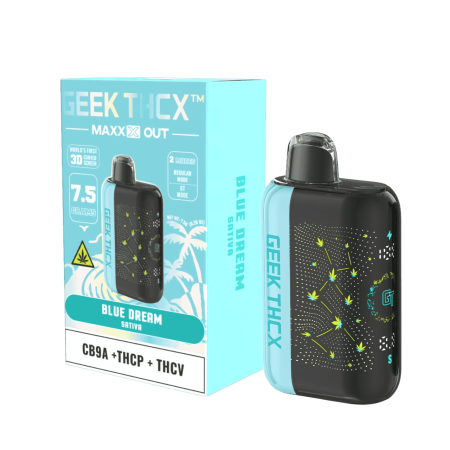 Geek THC-X MAXX OUT CB9A THC-P THC-V Disposable - 7.5G Geek THC-X MAXX OUT CB9A THC-P THC-V Disposable - 7.5G
