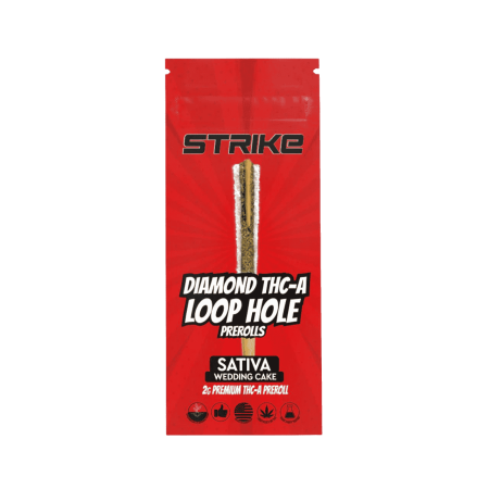 Strike Diamond THC-A Loop Hole Prerolls 2G-1COUNT