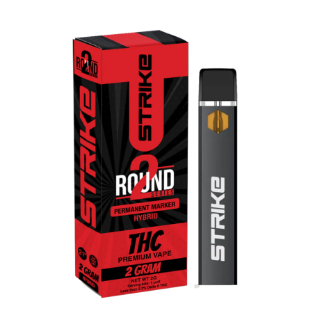 Strike Round 2 Series THC Disposable 2G Strike Round 2 Series THC Disposable 2G