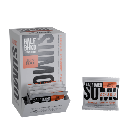 Half Bak'd Sumo Sour'D Blend Infused Gummies - 30COUNT Half Bak'd Sumo Sour'D Blend Infused Gummies - 30COUNT