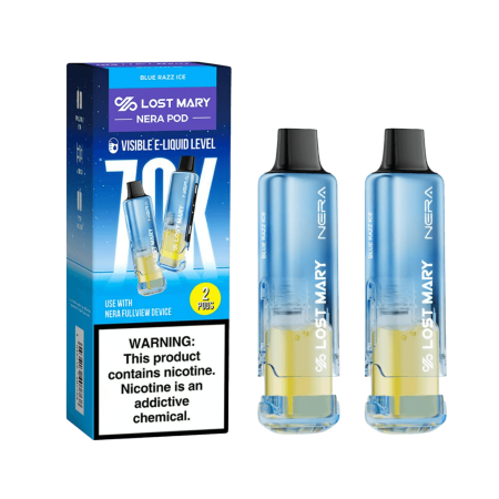 Lost Mary Nera Fullview 70K Puff Pre-filled Replacement Pod - 2PK Lost Mary Nera Fullview 70K Puff Pre-filled Replacement Pod - 2PK