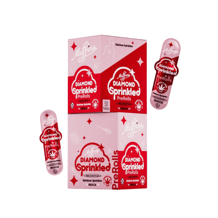 Muffins Diamond Sprinkled PreRolls 50COUNT