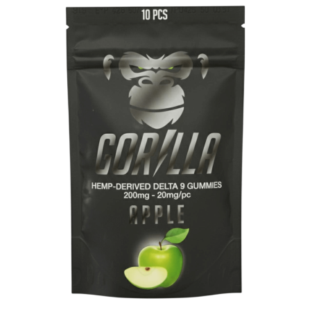 Gorilla Delta 9 THC Gummies 200MG-10PC