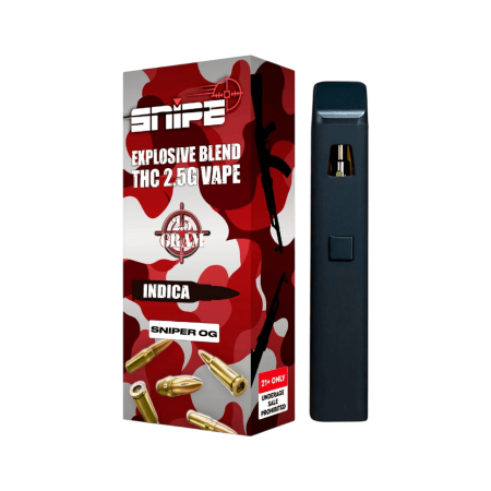 Snipe THCP Explosive Blend Disposable 2.5G Snipe THCP Explosive Blend Disposable 2.5G