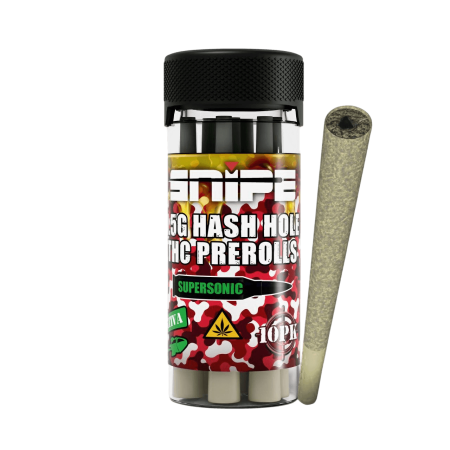 Snipe THCP Hash Hole Prerolls Jar 1.5G - 10PK