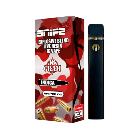 Snipe THCP Live Resin Disposable 1G Snipe THCP Live Resin Disposable 1G