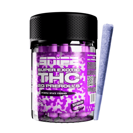 Snipe THCP Purple Prerolls Jar 2G - 50PK Snipe THCP Purple Prerolls Jar 2G - 50PK