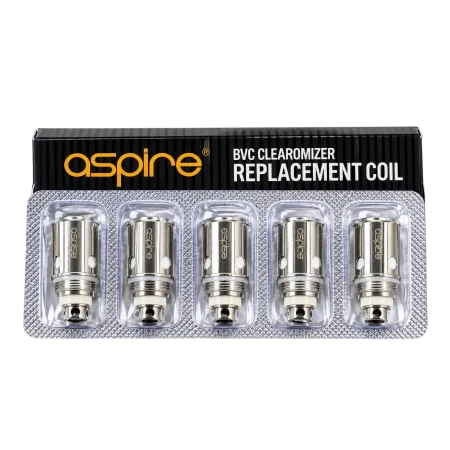 Aspire BVC - ET-S/K1/ET/Spryte Replacement Coil - 5PK Aspire BVC - ET-S/K1/ET/Spryte Replacement Coil - 5PK