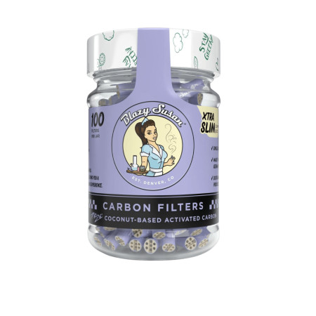 BLAZY SUSAN CARBON FILTERS PURPLE - 100CT BLAZY SUSAN CARBON FILTERS PURPLE - 100CT