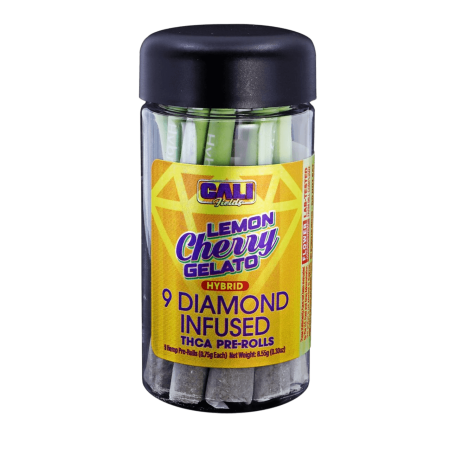 Cali Fields 9 DIamond Infused THCA Prerolls -9CT
