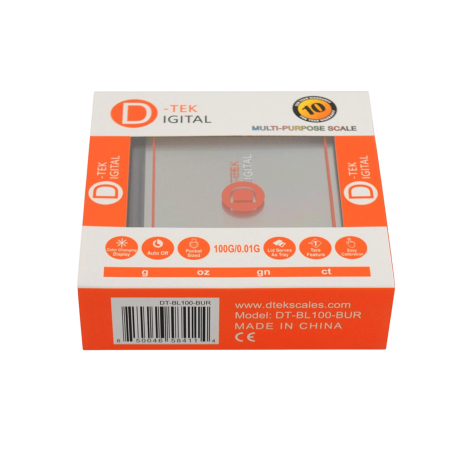 D-TEK DIGITAL SCALE - 100G D-TEK DIGITAL SCALE - 100G
