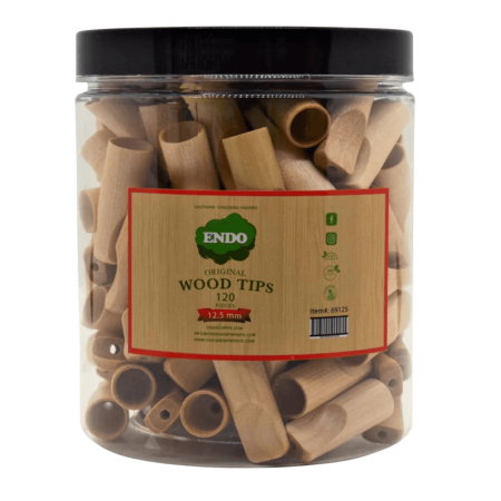 Endo Wood Tips Jar 120CT