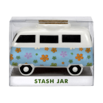 FUJIMA STASH JAR - MUSHROOM CERAMIC JAR W/ CLASP - LSJ19