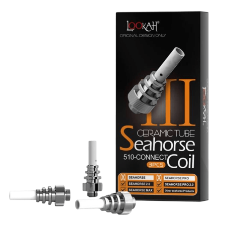 Lookah Seahorse Ceramic Tube Replacement Coil - 3PK Lookah Seahorse Ceramic Tube Replacement Coil - 3PK