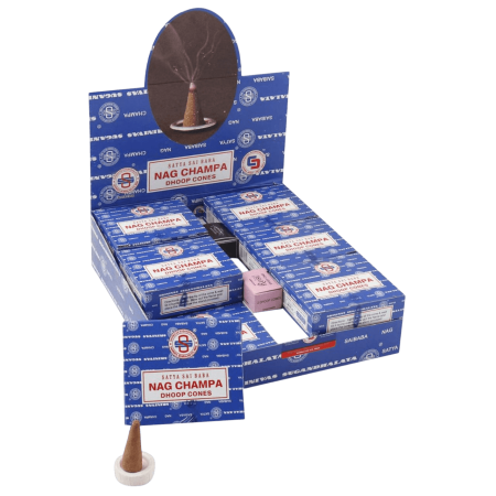 Satya-nag-champa dhoop cones-12PK Satya-nag-champa dhoop cones-12PK