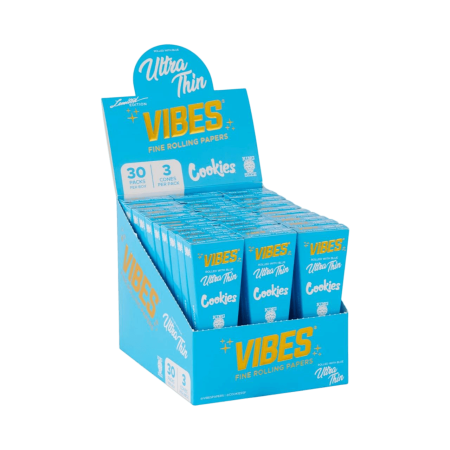VIBES X COOKIES 30PK KING SIZE CONES - ULTRA THIN