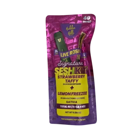 Hidden Hills Combo SeshKit THCA Disposable 2G+Hashhole Preolls 2G Hidden Hills Combo SeshKit THCA Disposable 2G+Hashhole Preolls 2G