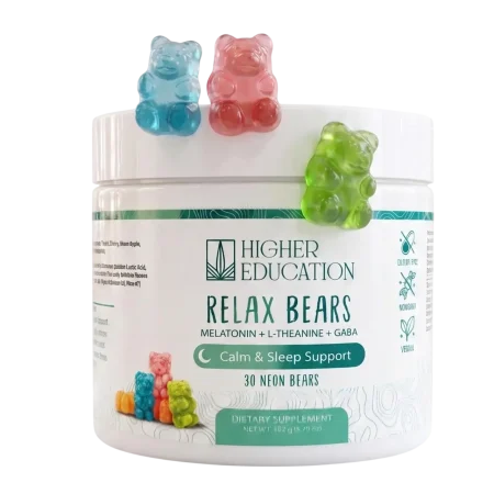 Higher Education Relax Bears Support Gummies 30CT-Calm & Sleep