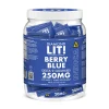 LIT THC D9 Gummies Jar 2PK-25CT - Berry Blue/Indica