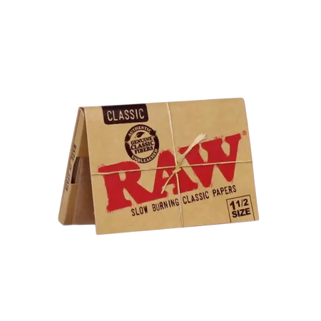 Raw 1-1/2 Papers 1PK-1CT Classic