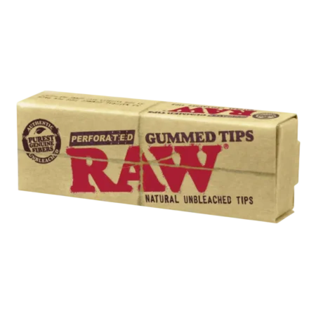 Raw Perforated Gummed Tips 1PK-33CT Raw Perforated Gummed Tips 1PK-33CT