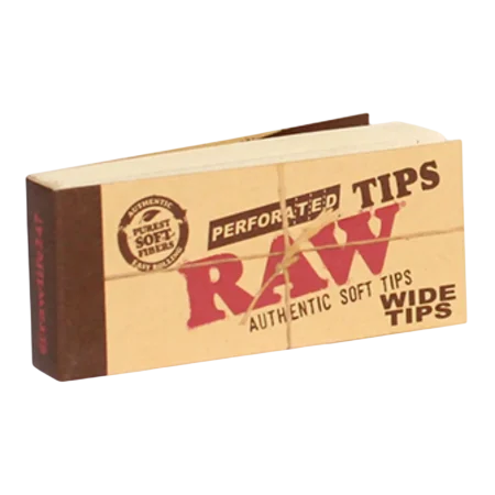 Raw Perforated Wide Tips 1PK-50CT Raw Perforated Wide Tips 1PK-50CT