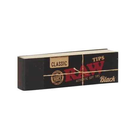 Raw Soft Tips Black 1PK-50CT Classic Raw Soft Tips Black 1PK-50CT Classic