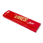 VIBES PAPERS KING SIZE W/TIPS 1PK-33CT - ORGANIC HEMP